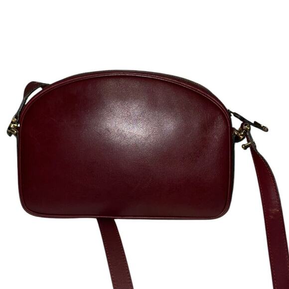 Cartier Must de Cartier Burgundy Leather Crossbody Shoulder Bag With Dustbag - Picture 4 of 16